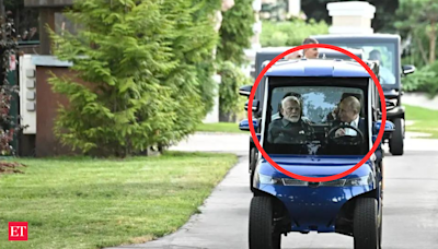 Viral Video: Russia President Putin gives 'Param dost' Modi a tour in his electric car