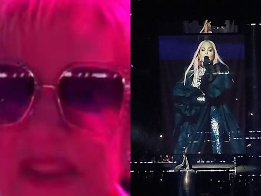 Maxine Wooside consigue boleto gratis y presume foto en concierto de Madonna