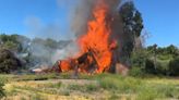 2-story house burns down in Sacramento. Fire cause is under investigation