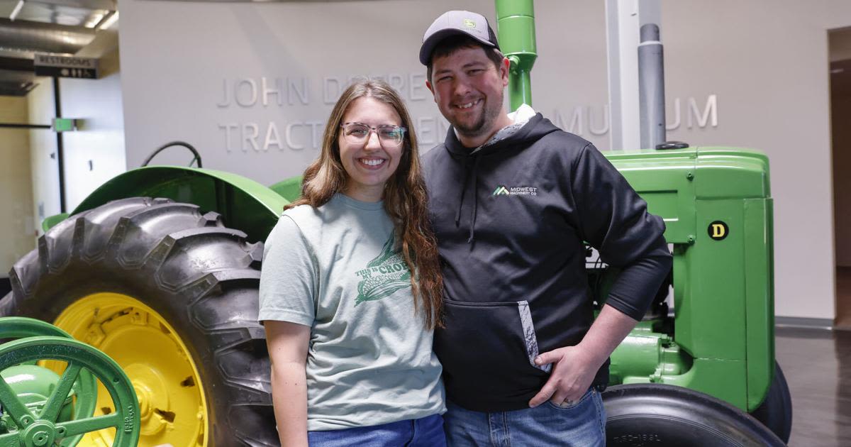 Deere-ly beloved: Minnesota newlyweds honeymoon at Waterloo's John Deere Museum