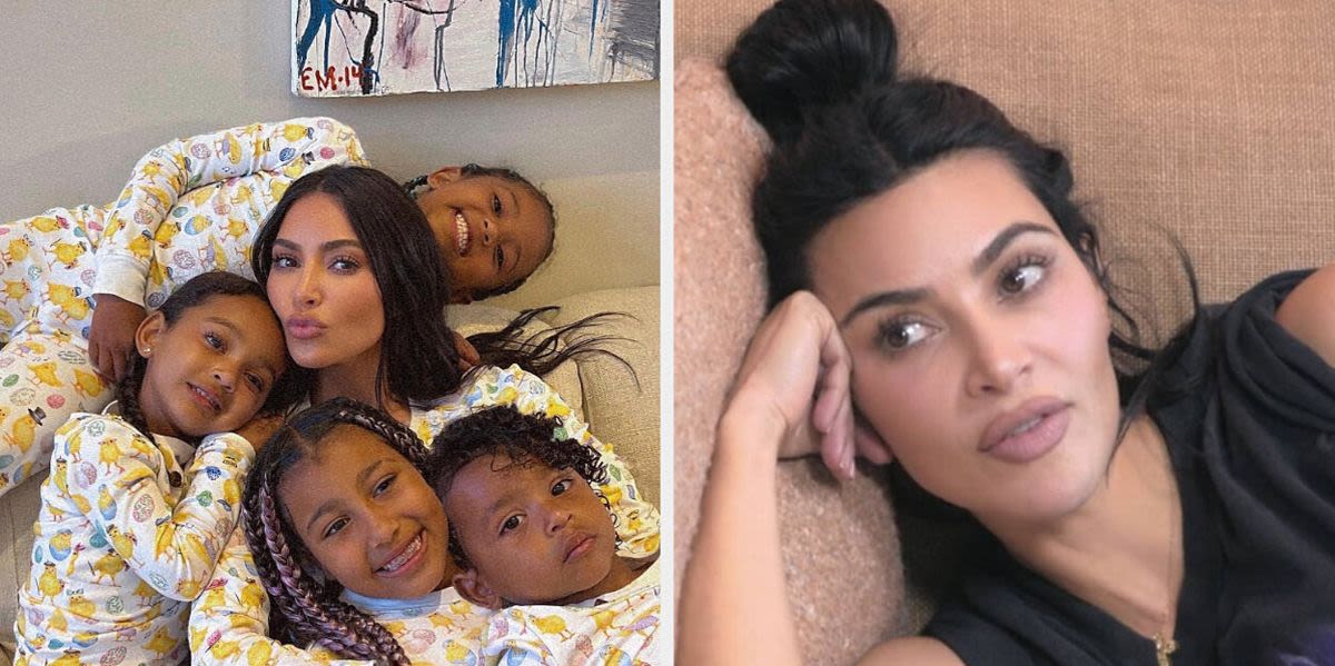 Kim Kardashian Is Being Called Out After...About Having To Spend Her Birthday With Her Kids And Likened...