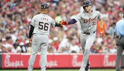 Rookie Colt Keith homers twice, Reese Olson starts strong for Detroit as Tigers down Reds 5-4