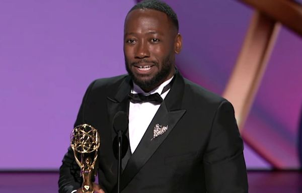 Lamorne Morris Begs Robert Downey Jr. to 'Please Sign' the Poster He Has of Him After Win at Emmys 2024