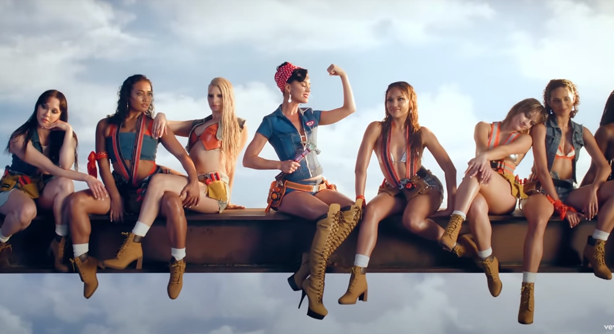 Katy Perry’s Dancers Don Heeled Timberland Boots In ‘Woman’s World’ Music Video
