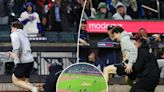 Fan storms Citi Field, gets tackled by Mets security — twice — after wild run
