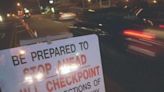 What can be expected when you see a DWI checkpoint in Craven County