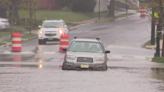 Heavy rain causes flooding in Nutley