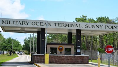 The world's largest military terminal is in Brunswick County. Here's why and what it does.