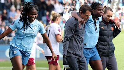 Man City women player ratings vs West Ham: Khadija Shaw has wrapped up the Golden Boot - but injury could put WSL title bid in jeopardy | Goal.com United Arab Emirates