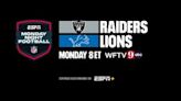 Monday Night Football: Watch the Raiders take on the Lions on Channel 9