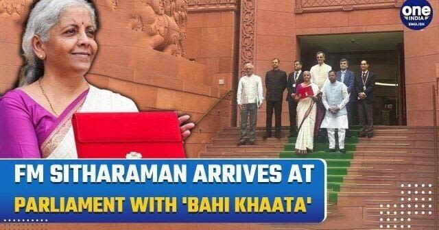 Union Budget 2024: FM Nirmala Sitharaman and Team Arrives at Parliament with Budget Tablet |Oneindia