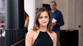 Emma Watson Is Timeless in a Sweet Little Black Dress at the Prada Show in Milan