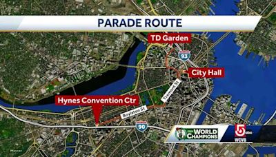 The duck boats are ready to rally! Follow the Celtics parade today