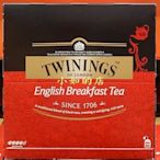 【小如的店】COSTCO好市多代購~英國 TWININGS 唐寧 英倫早餐茶(每盒100包) 85984