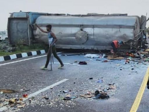 Unnao Bus Accident: 18 killed, 19 hurt as bus collides with tanker in Uttar Pradesh’s Unnao