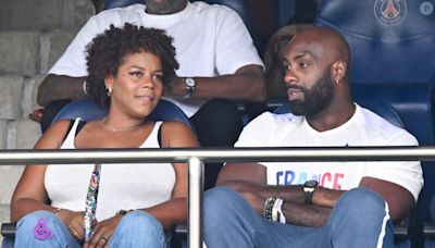 Teddy Riner : Look original de son épouse Luthna, le couple en tribune pour un rendez-vous important de ces JO, ça tourne mal...