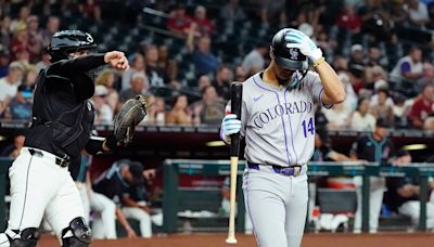 Diamondbacks take lead on back-to-back wild pitches, rally for 5-4 win over the Rockies