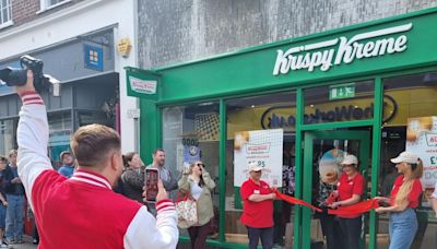 Krispy Kreme officially opens first store in Cornwall