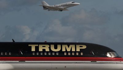 El avión de Donald Trump chocó contra una nave en el aeropuerto de West Palm Beach