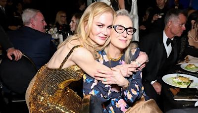 Meryl Streep bromea diciendo que Nicole Kidman es tan buena actuando que es "traumatizante"