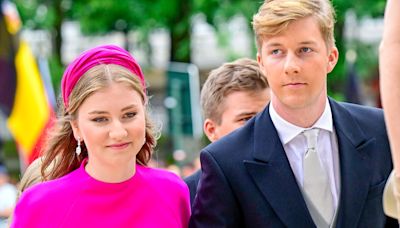 Princess Elisabeth stuns in pink for National Day celebrations