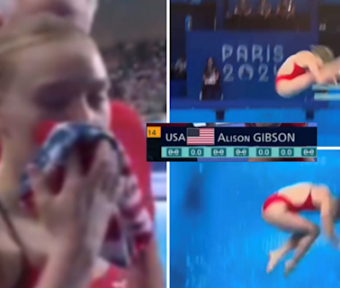 USA star suffers shocking score of 0.0 in the 3-metre springboard after nightmare dive