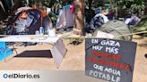 La primera acampada por Gaza en España culmina su segunda semana: “Seguiremos hasta que nos escuchen”