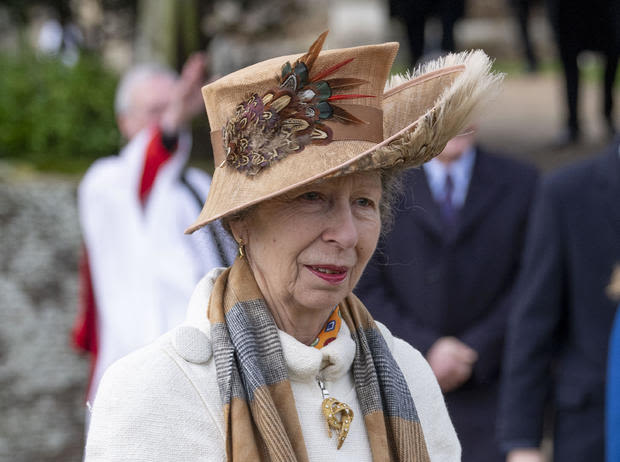 King's sister Princess Anne hospitalized with concussion, minor injuries