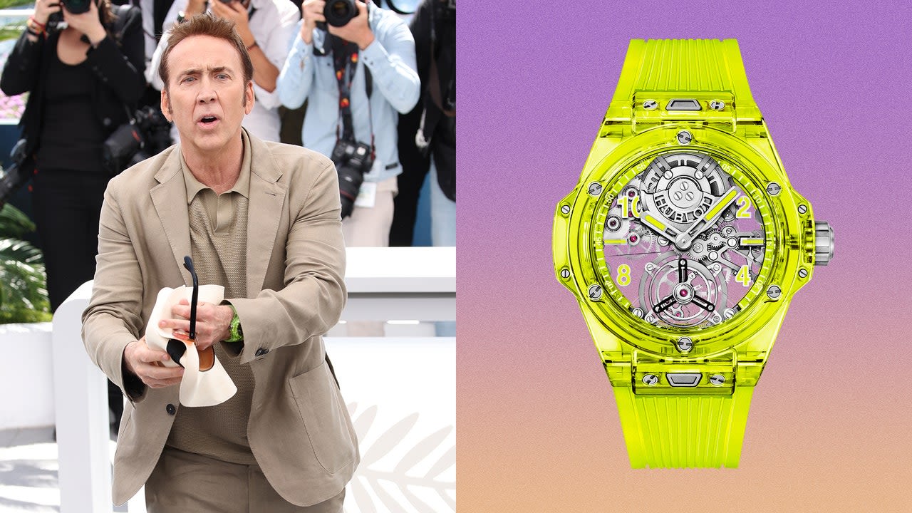 Nicolas Cage Just Wore the Most Nicolas Cage Watch Ever