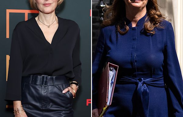 Gillian Anderson Reacts to U.K. Broadcaster Mistaking Actress for Politician Gillian Keegan