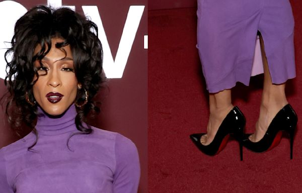 Michaela Jaé Rodriguez Gets Slick in Black Patent Leather Louboutins at ‘Loot’ Emmy FYC Event