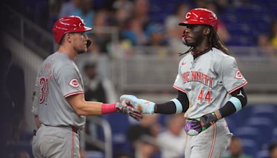 Elly De La Cruz, Nick Lodolo lead Cincinnati Reds to 8-2 victory over Miami Marlins