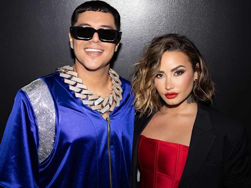 Demi Lovato Performs New Bilingual Collaboration 'Chula' with Grupo Firme in Texas