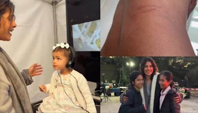 Priyanka Chopra gives glimpses of The Bluff sets in new video: Injuries, meeting fans to fun times with daughter Malti