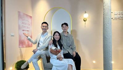 每年千對新人登記結婚 竹北浪漫婚攝牆520啟用