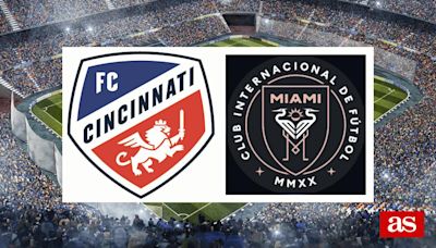 FC Cincinnati vs Inter Miami CF: estadísticas previas y datos en directo | MLS - Liga USA 2024