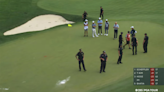 Protesters with smoke bombs tackled after interrupting 72nd hole of 2024 Travelers Championship