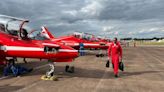 Air Tattoo attendees soak up the sun on day one