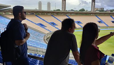 Inspetores da CBF visitam estádio Castelão, que deve receber jogo entre Brasil e Uruguai pelas Eliminatórias - Imirante.com