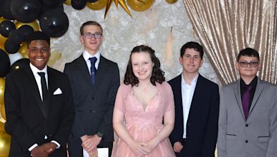 Former pupils from Oak Lodge School celebrate at their Prom - in pictures