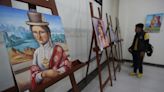 Una Mona Lisa andina nace del pincel de la aimara boliviana Claudia Callizaya