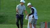 PGA Championship: Tom Kim falls into marsh in opening round, gets absolutely covered in mud