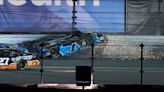 NASCAR Xfinity Series opener ends with Sam Mayer going from the lead to upside down in wild crash