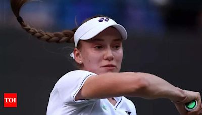 Elena Rybakina withdraws from Paris Olympics tennis tournament | Paris Olympics 2024 News - Times of India