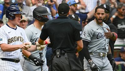White Sox OF Tommy Pham Blows Up at Milwaukee Brewers C William Contreras