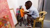 Meet the toddler who set world record for youngest male painter