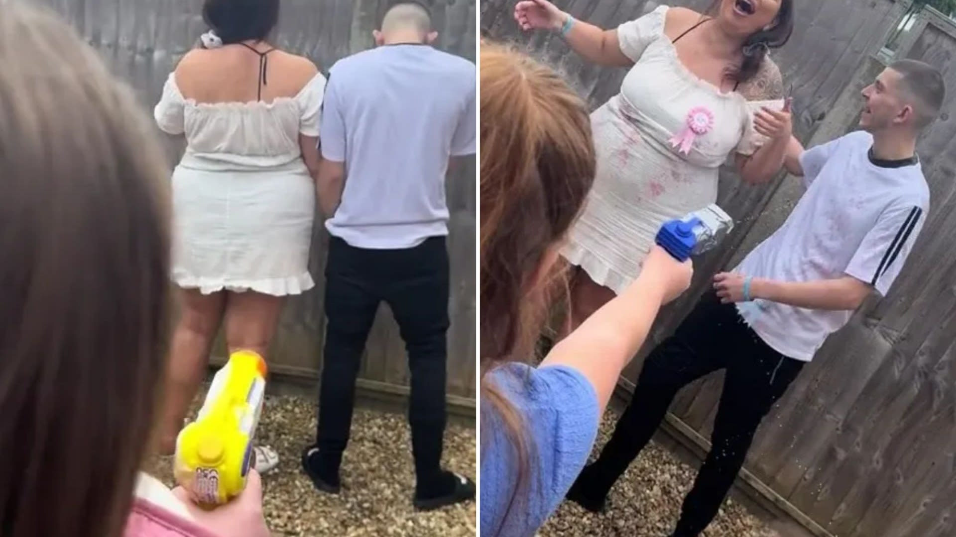 Trolls say me & my man's gender reveal looked like 'Jeremy Kyle's green room'