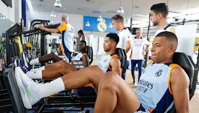 Día 1 de Mbappé con el Real Madrid: el francés ya entrena a las órdenes de Ancelotti