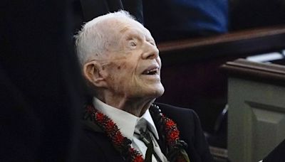 Former US president Jimmy Carter celebrates 100th birthday