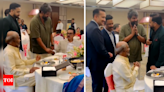 Rajinikanth attends a wedding in Kerala; meets Malayalam actor Joju George | Tamil Movie News - Times of India